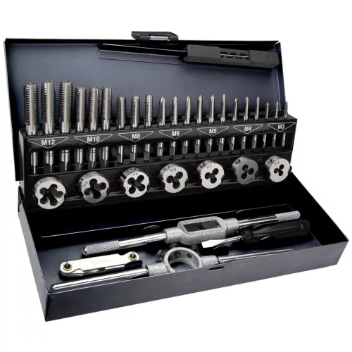 Menetkészítő készlet 32db, M3-M12