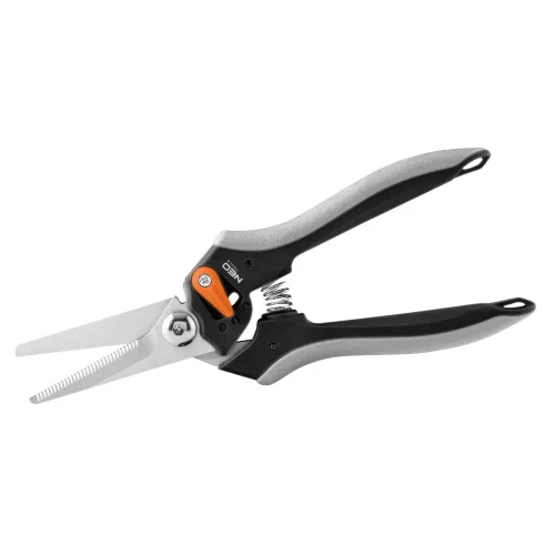 Szüretelő metszőolló hegyes, max. 6mm, teflon bevonat, 210mm