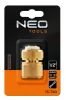 TÖMLŐ GYORSCSATLAKOZÓ 1/2", RÉZ, NEO