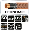 Locsolótömlő 3/4"x50m, 4 rétegű Economic