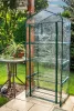 Növényház 69x49x160cm, PVC fólia, fémszerkezet