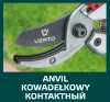 Metszőolló rávágó, aluminium, max. 18mm, teflon bevonat