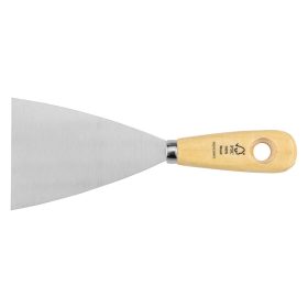   Festékkaparó, spakli, 80mm, rozsdamentes acél, fanyelű, min. rendelés: 3db