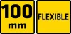 Festékkaparó, spakli, 100mm, rozsdamentes acél, fanyelű, min. rendelés: 3db