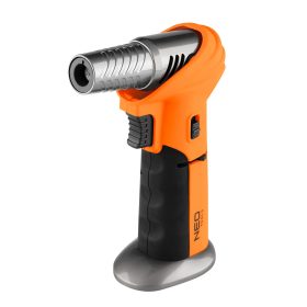   Gázforrasztó, gázégő, 360 fokos használat, piezó, gázszabályzó szelep,10g gáztöltet, öngyújtógázzal tölthető