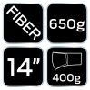 Balta 650g, fej 400g, üvegszálas nyél 14"