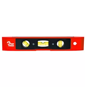   Torpedó vízmérték 230mm, 3 libella, mágneses, min. rendelés: 6db