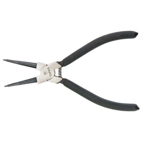 Zégergyűrű fogó 180mm, belső egyenes