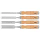 Favéső készlet 6, 12, 18, 24mm, 4db-os fa nyéllel