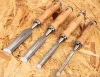 Favéső készlet 6, 12, 18, 24mm, 4db-os fa nyéllel
