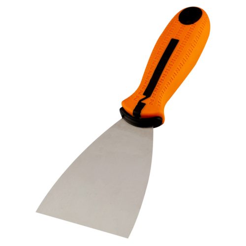 Festékkaparó, spakli, 75mm, rozsdamentes acél, kétkomponensű markolat, min. rendelés: 6db