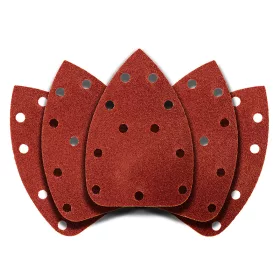   Csiszolópapír tépőzáras deltacsiszolóhoz 140x140x80mm, K60, 11 lyukas, 5db, min. rendelés: 5cs