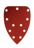 Csiszolópapír tépőzáras deltacsiszolóhoz 140x140x80mm, K80, 11 lyukas, 5db, min. rendelés: 5cs