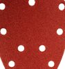 Csiszolópapír tépőzáras deltacsiszolóhoz 140x140x80mm, K100, 11 lyukas, 5db, min. rendelés: 5cs