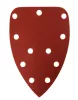 Csiszolópapír tépőzáras deltacsiszolóhoz 140x140x80mm, K180, 11 lyukas, 5db, min. rendelés: 5cs
