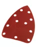 Csiszolópapír tépőzáras deltacsiszolóhoz 140x140x80mm, K180, 11 lyukas, 5db, min. rendelés: 5cs