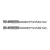 Csigafúró, 1/4" hatszög szárral, HSS DIN338, 4mm, 2db, min. rendelés: 5cs