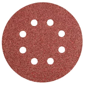   Csiszolókorong tépőzáras 125mm, K40, 8 lyukas, 5db, min. rendelés: 5cs, NEO TOOLS