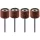 Csiszolóhüvely 12.7mm, K60, K80, K120, K240, készlet 100db + szár 3.2mm, 2db