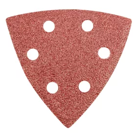   Csiszolópapír tépőzáras delta 93x93mm, K60, lyukas, 5db, min. rendelés: 5cs