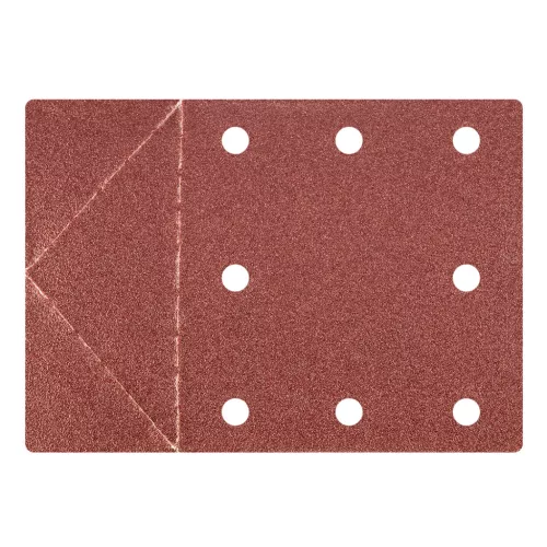 Csiszolópapír tépőzáras 115X160mm, K100, lyukas, 3db, min. rendelés: 5cs
