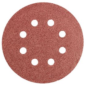   Csiszolókorong tépőzáras 125mm, K60, 8 lyukas, 5db, min. rendelés: 5cs