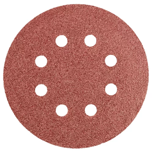 Csiszolókorong tépőzáras 125mm, K60, 8 lyukas, 5db, min. rendelés: 5cs
