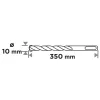 Betonfúró SDS PLUS, 2 élű, dupla spirálos, 10x350mm