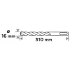 Betonfúró SDS PLUS, 2 élű, dupla spirálos, 16x310mm