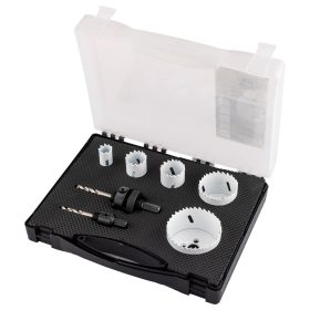 Körkivágó készlet, Bi-Metal, 7db-os, 19-68mm