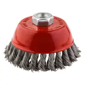 Drótkorong, fazékkefe sodrott 100mm M14