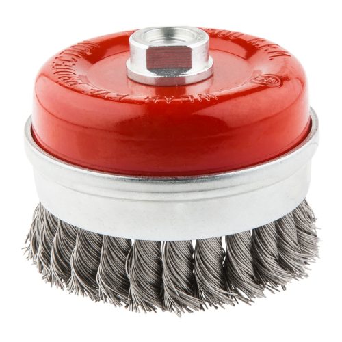Drótkorong, fazékkefe sodrott 100mm M14