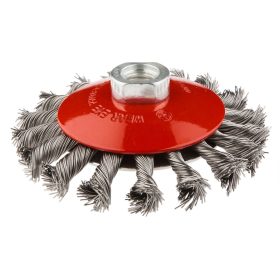 Drótkorong, tányér sodrott, kúpos 100mm M14