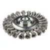 Drótkorong, tányér egyenes, sodrott 115mm INOX M14