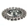 Drótkorong, tányér egyenes, sodrott 125mm INOX M14