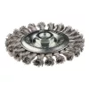 Drótkorong, tányér egyenes, sodrott 125mm INOX M14