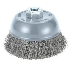 Drótkorong, fazék, hullámos, 100mm, M14