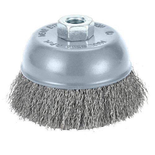 Drótkorong, fazék, hullámos, 100mm, M14