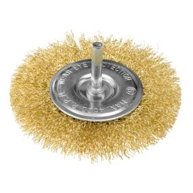 Drótkorong, tányér, hullámos, 100mm, csapos