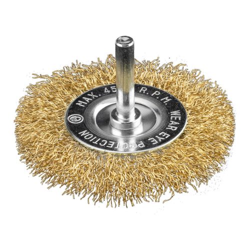 Drótkorong, tányér, hullámos, 80mm, csapos, min.rendelés: 3db