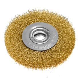 Drótkorong, tányér, hullámos, 125x20mm, asztali gépekre