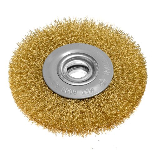 Drótkorong, tányér, hullámos, 125x20mm, asztali gépekre