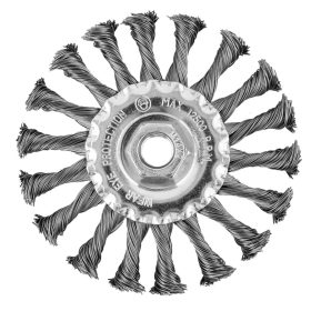 Drótkorong, tányér, sodrott, 115mm, M14