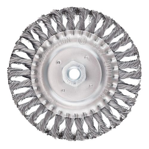 Drótkorong, tányér, sodrott, 150mm, M14