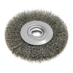 Drótkorong, tányér, hullámos, 125x20mm, asztali gépekre