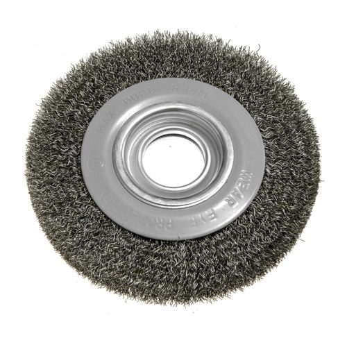 Drótkorong, tányér, hullámos, 150x20mm, asztali gépekre