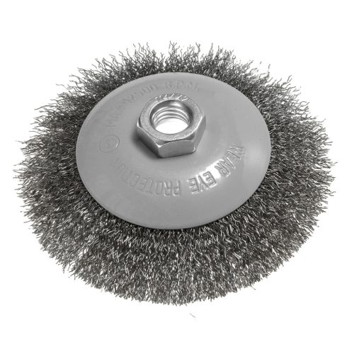 Drótkorong, tányér, hullámos, 115mm, M14