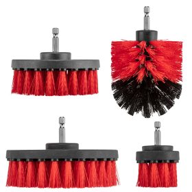   Tisztítókefe készlet fúró-csavarbehajtó gépekhez, 1/4"-os hatszög szár, 4db