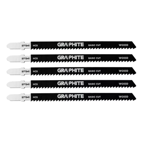 Dekopírfűrészlap, T-befogó, HCS, 9TPI, 100/126mm, fa-rétegelt lemez, 5db
