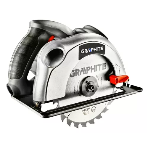Körfűrész 1200W, 185mm, vágásmélység: 65/43mm, párhuzamvezető, tartalék vágótárcsa, kofferben